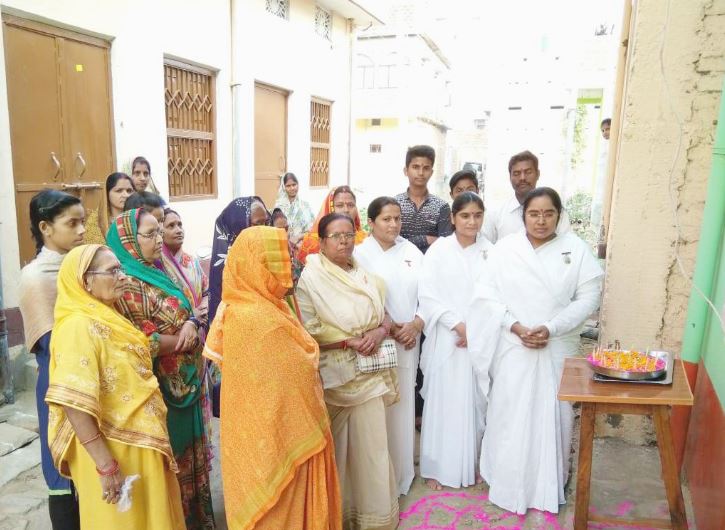 सासाराम सेवाकेंद्र द्वारा नोखा में नये गीता पाठशाला का उद्घाटन।