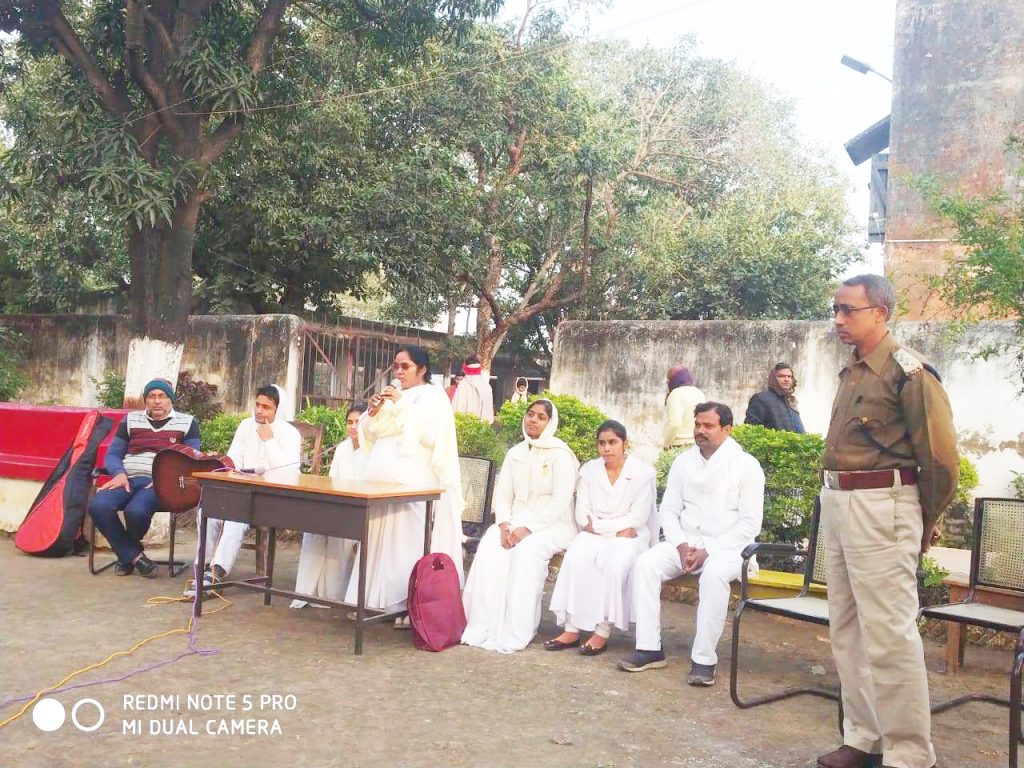 सासाराम सेन्ट्रल जेल में कैदियों के बीच नशा मुक्ति व मूल्य शिक्षा सम्बंधित विषय पर कार्यक्रम